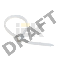 Хомут кабельный 2.5х200 нейл. бел. (уп.100шт) ИЭК UHH31-D025-200-100