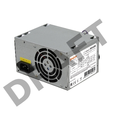 Блок питания Exegate ES259591RUS-S AAA450, ATX, SC, 8cm fan, 24p+4p, 2*SATA, 1*IDE + кабель 220V с защитой от выдергивания