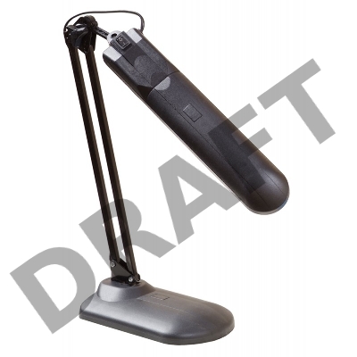 Светильник настольный Трансвит Delta1U/Bl на подставке G23 люминесцентный черный 11Вт