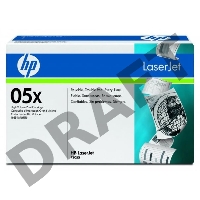 Тонер-картридж HP CE505X черный для LJ P2055 6500стр.