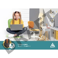 Кресло детское Бюрократ CH-W204NX голубой Velvet 86 крестовина пластик пластик белый