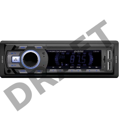 Автомагнитола Digma DCR-700 1DIN 4x50Вт