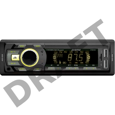 Автомагнитола Digma DCR-700 1DIN 4x50Вт