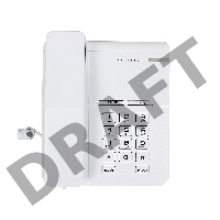 Телефон ALCATEL T22 White Flash, Recall, Wall mt.