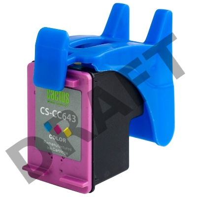 Картридж струйный Cactus CS-CC643 многоцветный для №121 HP DeskJet D1663/D2563/F2423F4275/F4283 (12m