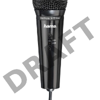 Микрофон проводной Hama MIC-P35 Allround 2.5м черный