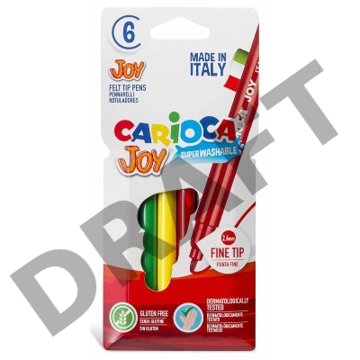 Фломастеры Universal CARIOCA JOY 40549 6 цв. блистер 