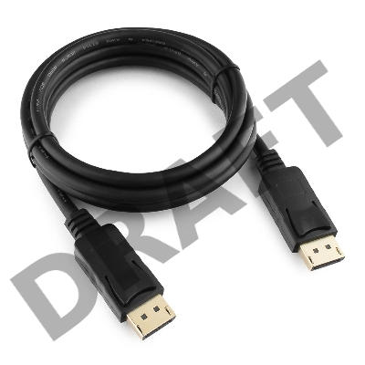Кабель DisplayPort Gembird, 1.8м, 20M/20M, черный, экран, пакет CC-DP-6