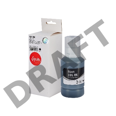 Контейнер с чернилами Sakura C13T03V14A (101 BK) для Epson, пигментный тип, черный, 7500 к., 127 мл.