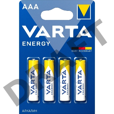 Батарейки VARTA ENERGY AAA бл. 4 (рус.)