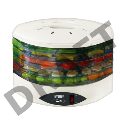 Сушка для овощей и фруктов Mystery MDH-322 белый 250W