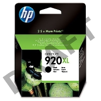 Картридж струйный HP 920XL CD975AE черный для HP OJ 6000/6500 (1200стр.)