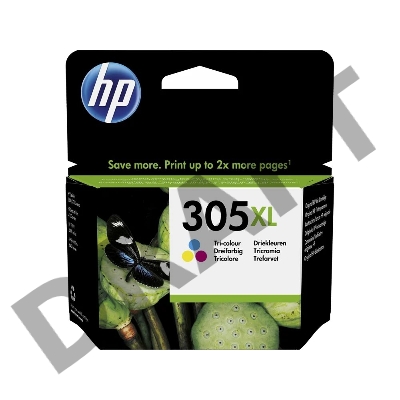 Картридж HP 305XL струйный повышенной емкости трёхцветный (200 стр)