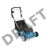 Газонокосилки Makita UV3600 Скарификатор,{1800Вт,36см,3700об\мин,4уров(-10+5мм),40л,нож-фреза,15.3кг,кор}