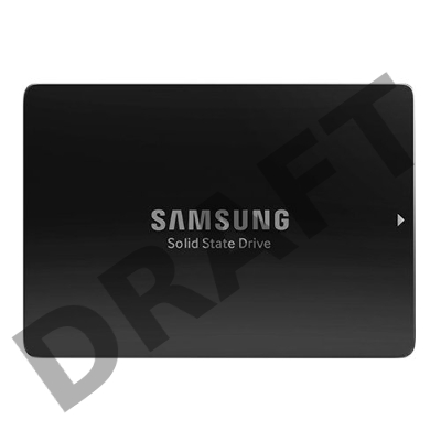 Накопитель Samsung SSD Server PM883, 960 GB; Serial ATA 6.0 Gbps; 2.5 Inch; Seq. Read 550 MB/s; Seq. Write 520 MB/s; Ran. Read 98 KIOPS; Ran. Write 25 KIOPS; 3Yrs