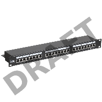 Патч-панель кат.5Е STP, 24 порта (IDC Dual) 1U патч-панель кат.5Е STP, 24 порта (IDC Dual)
