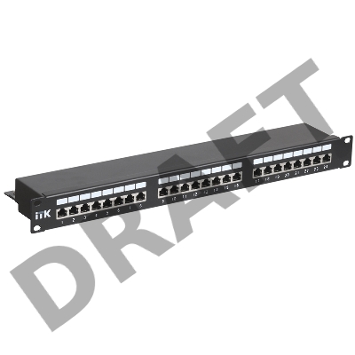 Патч-панель кат.5Е STP, 24 порта (IDC Dual) 1U патч-панель кат.5Е STP, 24 порта (IDC Dual)