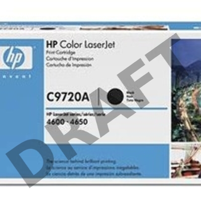 Тонер-картридж HP C9720A черный для Color LJ4600 Series, Black 9000стр.