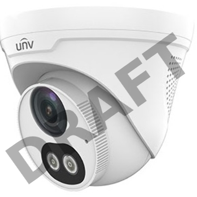 Видеокамера Uniview IP купольная, 1/2.8