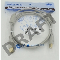 Кабель USB 2.0 Gold 2/Core Am-Bm /Экран 2x ферритовых фильтра 1.8м