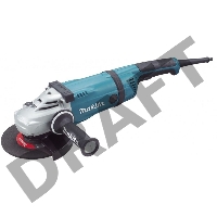 Шлифовальные машины Makita GA7040SF01 УШМ,ф180мм,{2600Вт,8500об\м,5.5кг,кор,суперфланец,плавный пуск,антивиб рукоятка}