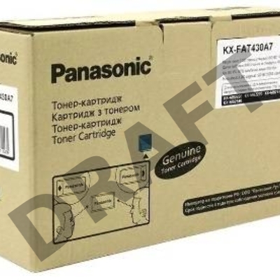 Тонер-картридж Panasonic KX-FAT430A(7) черный {KX-MB2230, 2270, 2510, 2540, (3000 стр.)}
