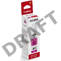 Контейнер с чернилами Canon GI-40 M для G5040/G6040. Пурпурный. 7700 страниц.
