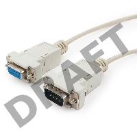 Кабель удлинитель COM порта Gembird/Cablexpert, 9M/9F, 1.8м, пакет CC-133-6
