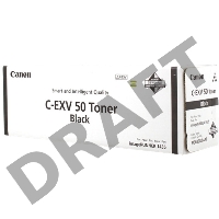 Тонер-картридж Canon C-EXV 50 Toner Black (9436B002), черный, 17600 стр при 6% (689g*1), для IR1435/1435i/1435iF