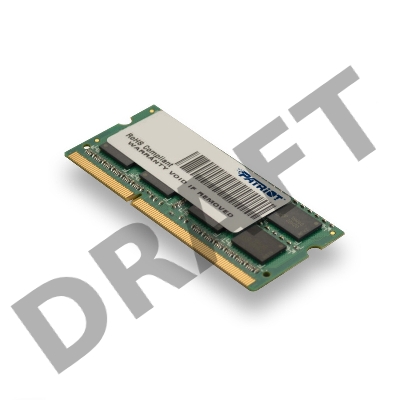 Модуль памяти Patriot SO-DIMM DDR3 4GB PSD34G1600L81S (PC3-12800, 1600MHz, 1.35V)