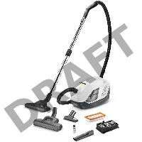 Пылесос Karcher DS 6 Premium Plus белый/черный