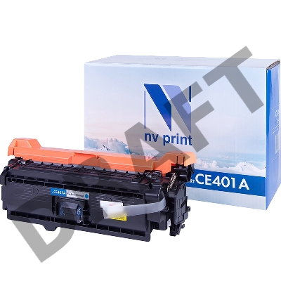 Картридж NV Print совместимый HP CE401A  Cyan для CLJ Color M551 (6000k)