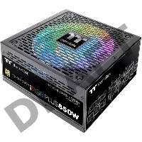 Блок питания Thermaltake ATX 850W Toughpower iRGB Plus 80+ gold (24+4+4pin) APFC 140mm fan color LED 12xSATA Cab Manag RTL