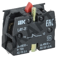 Блок контактный 1р для LAY5 ИЭК BDK11