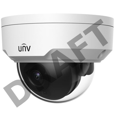 Видеокамера IP Uniview IPC322SB-DF28K-I0 Купольная антивандальная: фикс. объектив 2,8мм, 2MP, Smart IR 30m, Mic, WDR 120dB, Ultra 265/H.264/MJPEG, Smart функции, LightHunter, Alarm: 1 in/1 out, Audio: 1 in/1 out, MicroSD, PoE, IP67, IK10