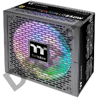 Блок питания Thermaltake ATX 850W Toughpower iRGB Plus 80+ gold (24+4+4pin) APFC 140mm fan color LED 12xSATA Cab Manag RTL