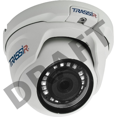 Камера видеонаблюдения IP Trassir TR-D2S5-noPoE v2 3.6-3.6мм цв. корп.:белый