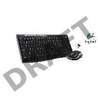 Клавиатура + мышь Logitech MK270 клав:черный мышь:черный USB беспроводная Multimedia
