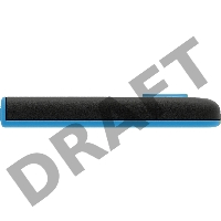 Флеш диск  ADATA Flash Drive 64Gb UV128 AUV128-64G-RBE {USB3.0, BLACK/BLUE}