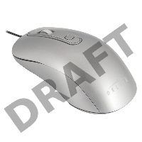 Мышь Oklick 155M серебристый оптическая (1600dpi) USB (3but)