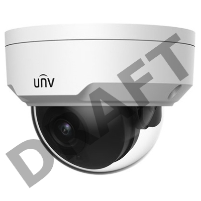Видеокамера Uniview IP купольная антивандальная, 1/3