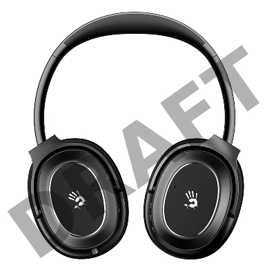 Наушники с микрофоном A4Tech Bloody M320 черный BT оголовье (M320 BLACK)