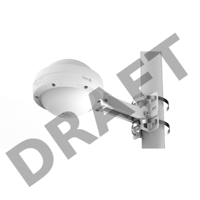 Точка доступа Reyee AX1800 Dual Band Outdoor Wi-Fi6 Access Point, IP68 waterproof, 1201Mbps at 5GHz + 574Mbps at 2.4GHz, 2 10/100/1000base-t Ethernet uplink port, Internal omnidirectional antennas,support  802.11a/