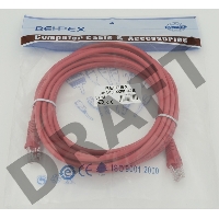 Сетевое оборудование  Patchcord molded 5E Copper 5m red