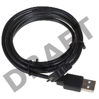 Кабель VCOM VUS6945-1.5M Кабель USB2.0 Am-->micro-B 5P, 1.5м , черный