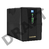 ИБП ExeGate EX292786RUS Power Back BNB-1000.LED.AVR.2SH.RJ.USB <1000VA/550W,LED, AVR, 2*Schuko, RJ45/11,USB, Black>