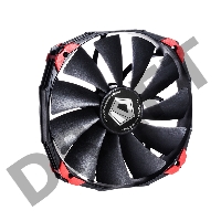 Вентилятор ID-COOLING NO-14025K 140x140x25мм (24шт./кор, PWM, Low Noise, резиновые углы, черный, 800-1600об/мин)  BOX
