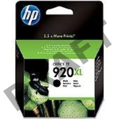 Картридж струйный HP 920XL CD975AE черный для HP OJ 6000/6500 (1200стр.)