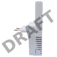 Повторитель беспроводного сигнала Digma D-WR300 10/100BASE-TX белый (упак.:1шт)