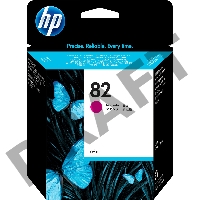 Картридж струйный HP №82 C4912A пурпурный для HP DJ 500/800 (69мл)